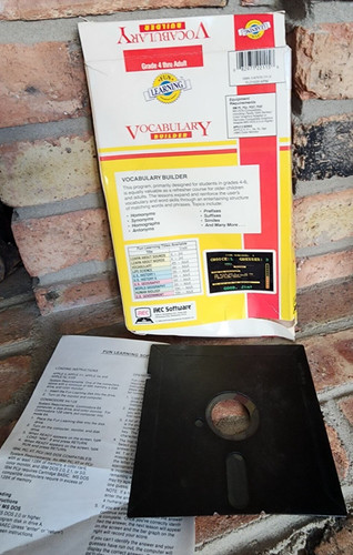 Floppy disc vocabulary builder - disc,