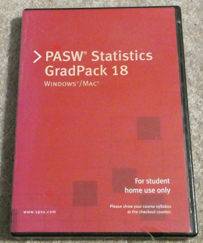 Sealed spss pasw statistics - cd,