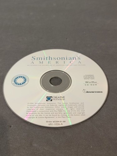 Smithsonian america rom - smithsonian's, cd-rom