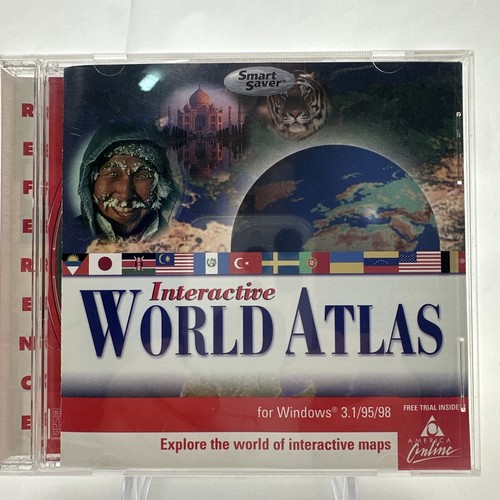 Interactive world atlas cd - atlas, pc