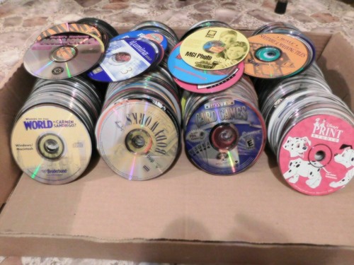 Lot 100 rom discs - 100, cd-rom